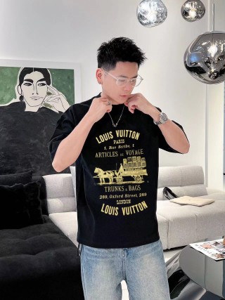 Louis Vuitton Articles de Voyage Black T-Shirt