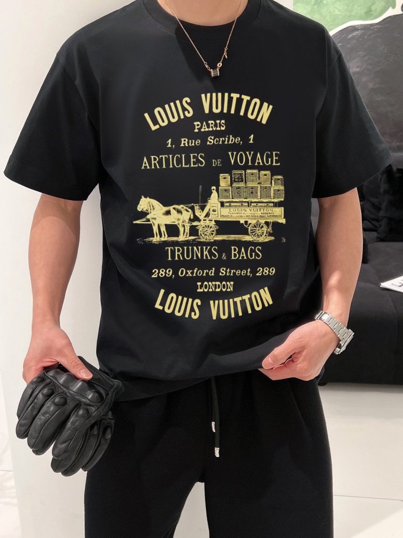 Louis Vuitton Articles de Voyage Black T-Shirt view