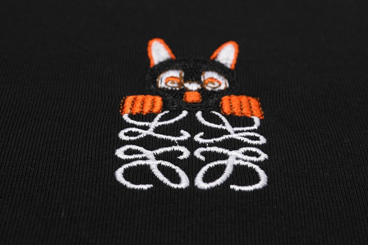 Black Cat Graphic Short Sleeve T-Shirt view