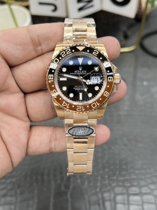 Rolex GMT-Master II 40mm Rose Gold Black Dial