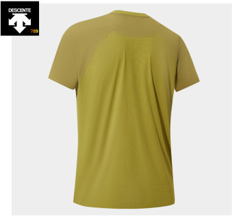 Descente Moisture-Wicking Crew Neck T-Shirt - Chartreuse view 5