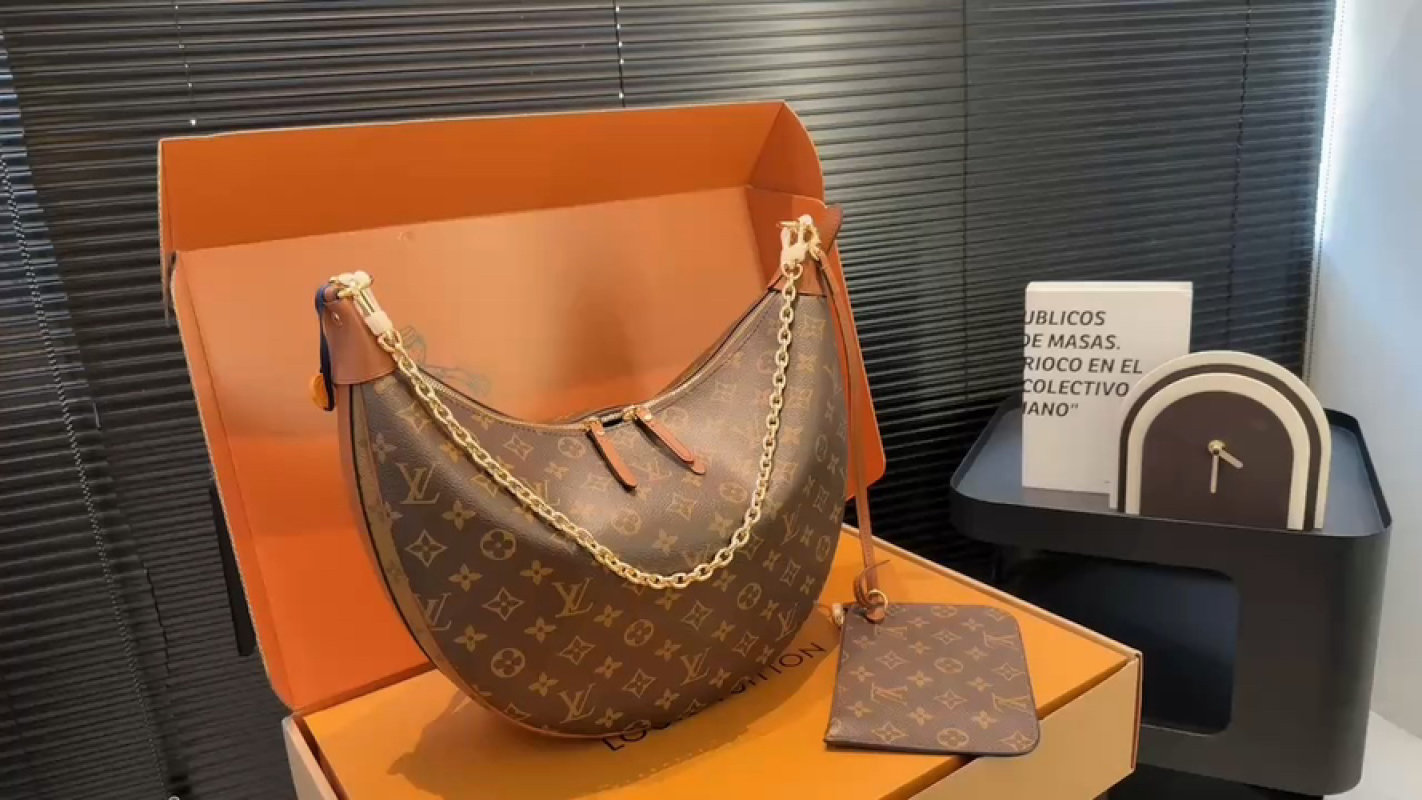 Louis Vuitton Monogram Croissant Bag Tan