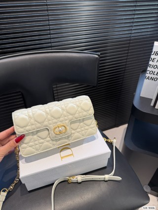Dior Jolie Top Handle Mini Chain Bag Cream