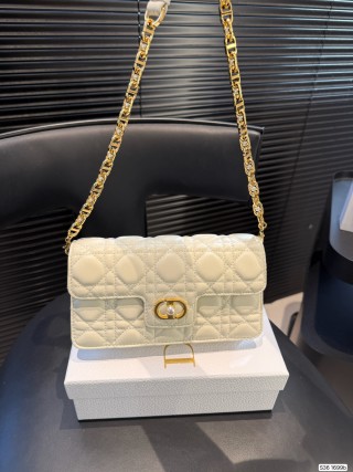 Dior Jolie Top Handle Mini Chain Bag Cream view 2