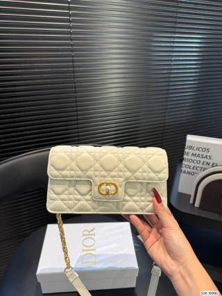 Dior Jolie Top Handle Mini Chain Bag Cream view 3