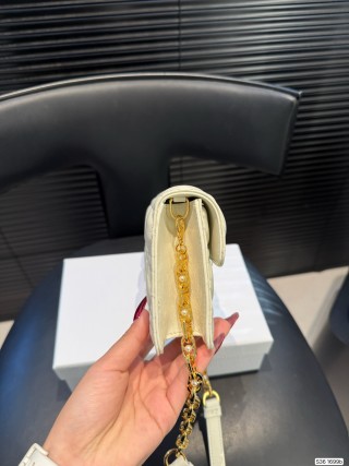 Dior Jolie Top Handle Mini Chain Bag Cream view 5
