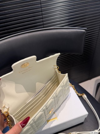 Dior Jolie Top Handle Mini Chain Bag Cream view 9