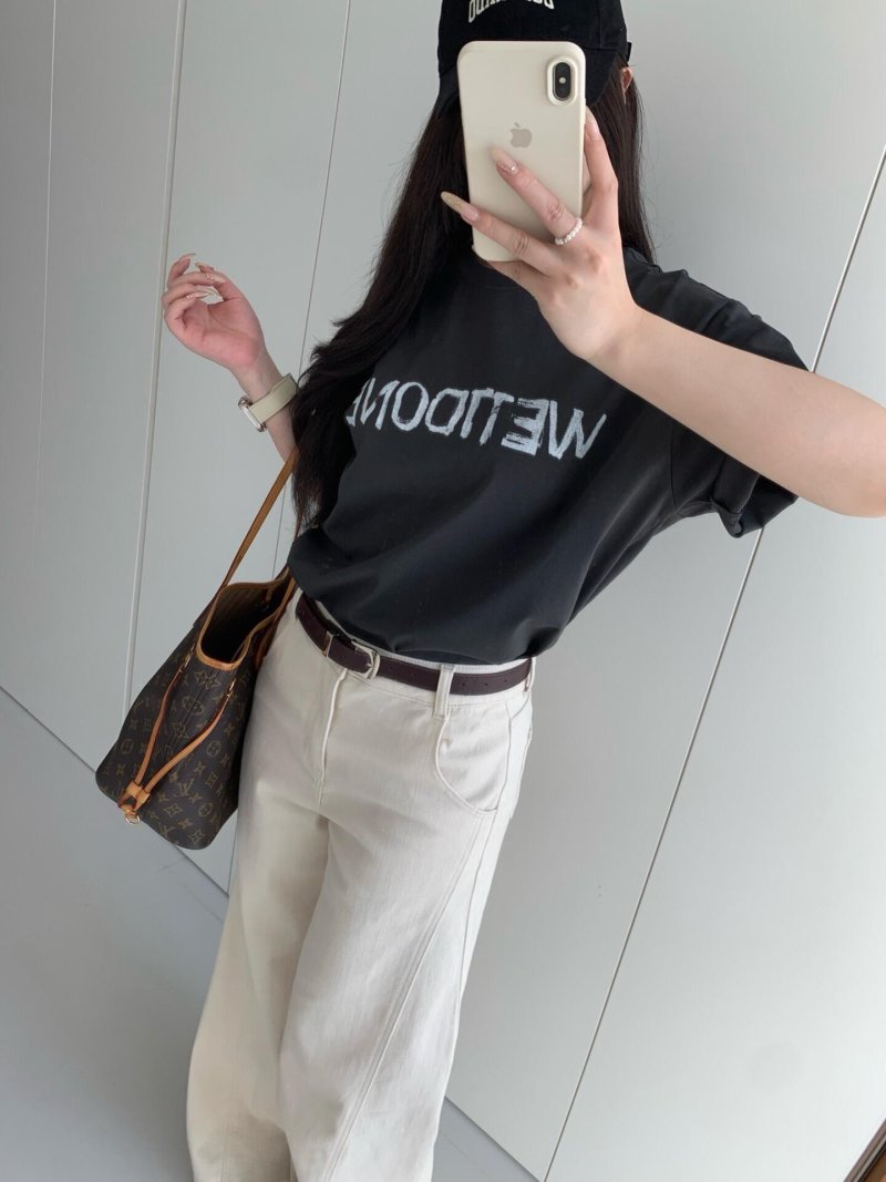 Black Welcome Oversized Short Sleeve T-Shirt view