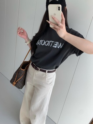 Black Welcome Oversized Short Sleeve T-Shirt view 8