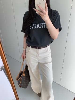 Black Welcome Oversized Short Sleeve T-Shirt view 9