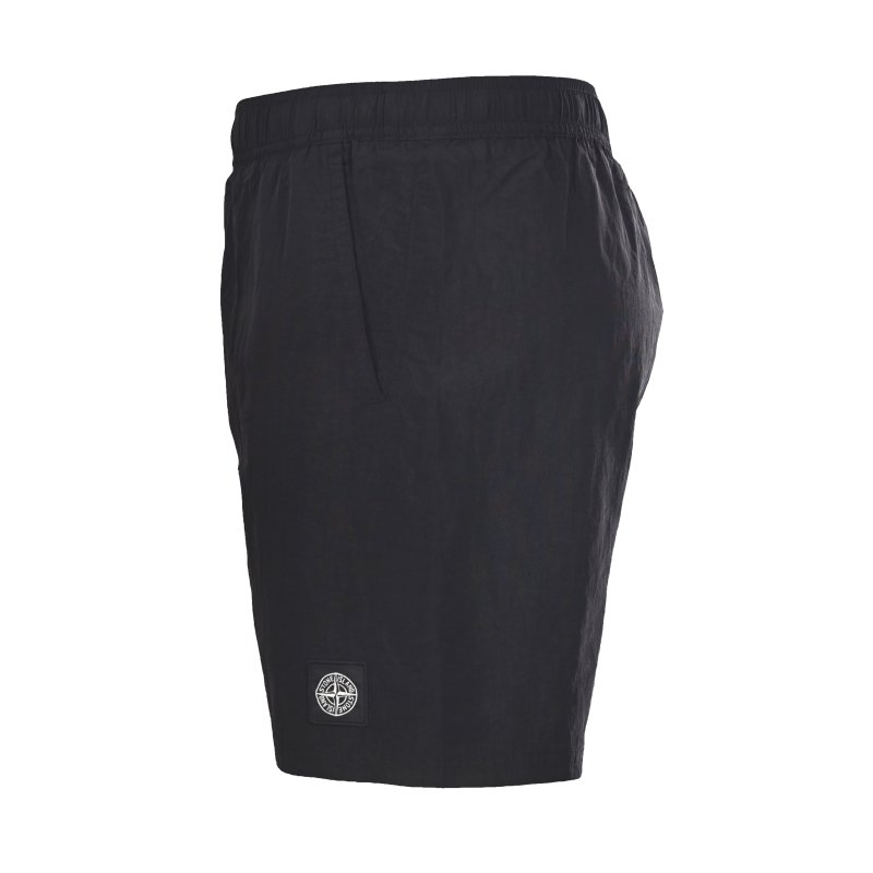 Stone Island Black Nylon Shorts view