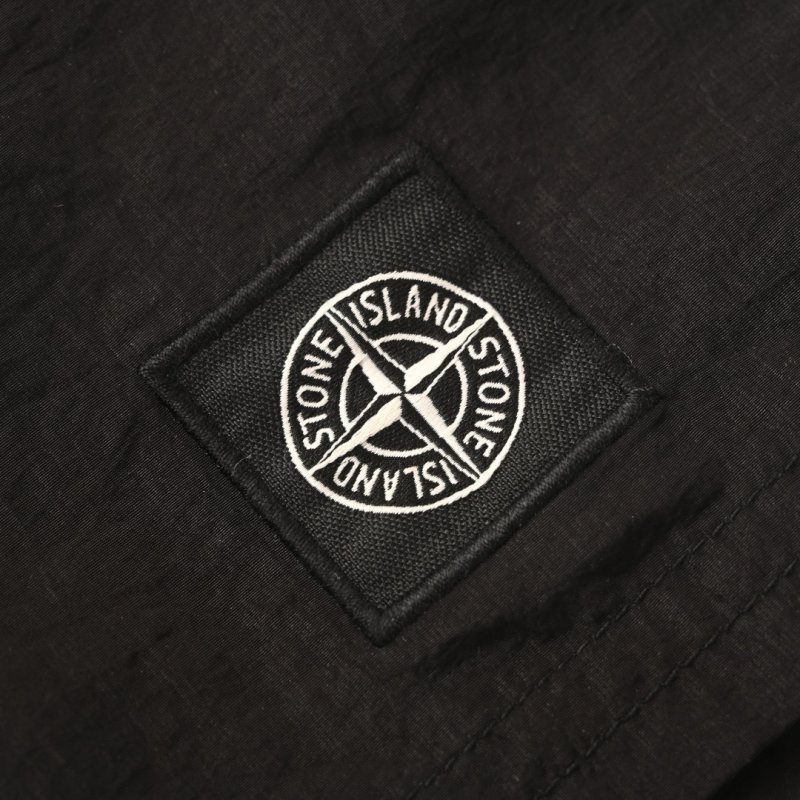 Stone Island Black Nylon Shorts view