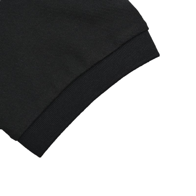 Dior Black Polo Shirt with Green Clover Embroidery view