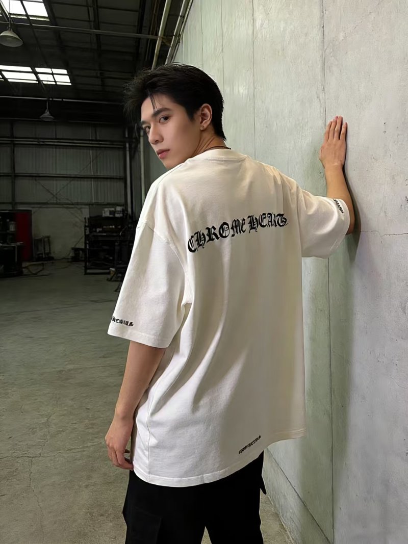 Essentials White Oversized Logo T-Shirt view