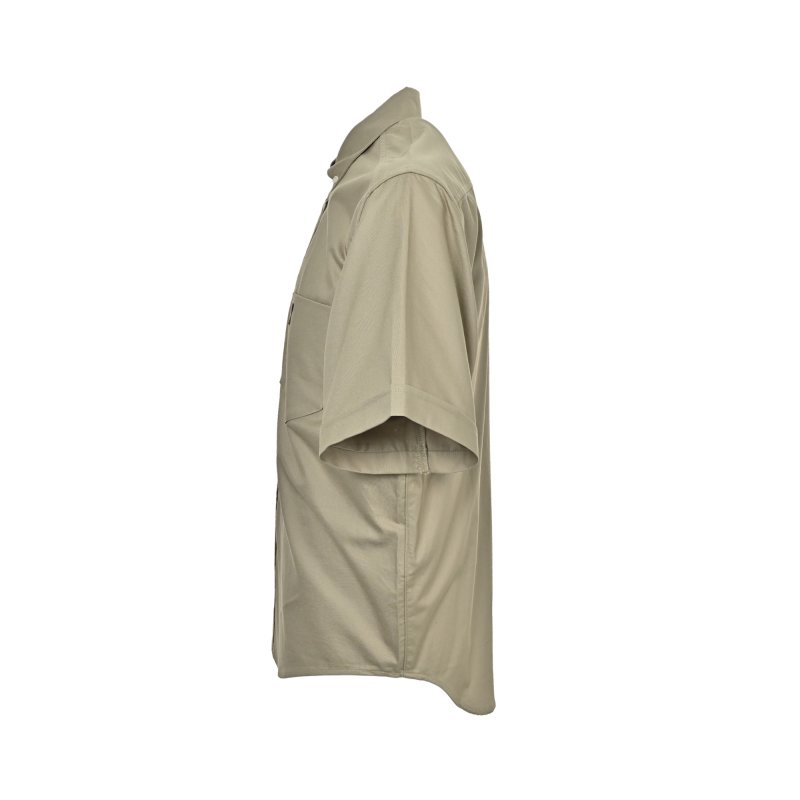 Burberry Beige Short-Sleeve Oxford Shirt view