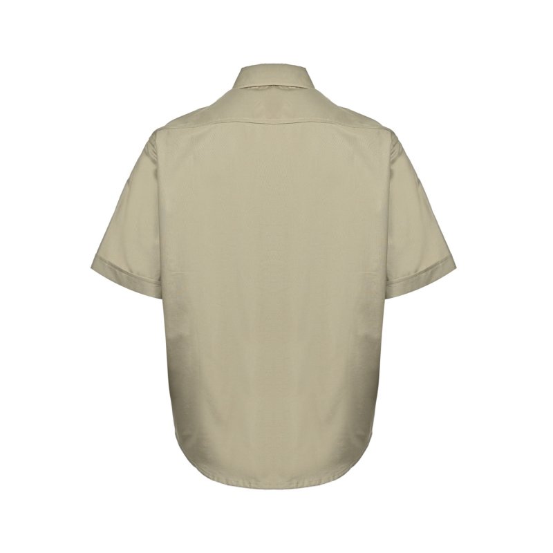 Burberry Beige Short-Sleeve Oxford Shirt view