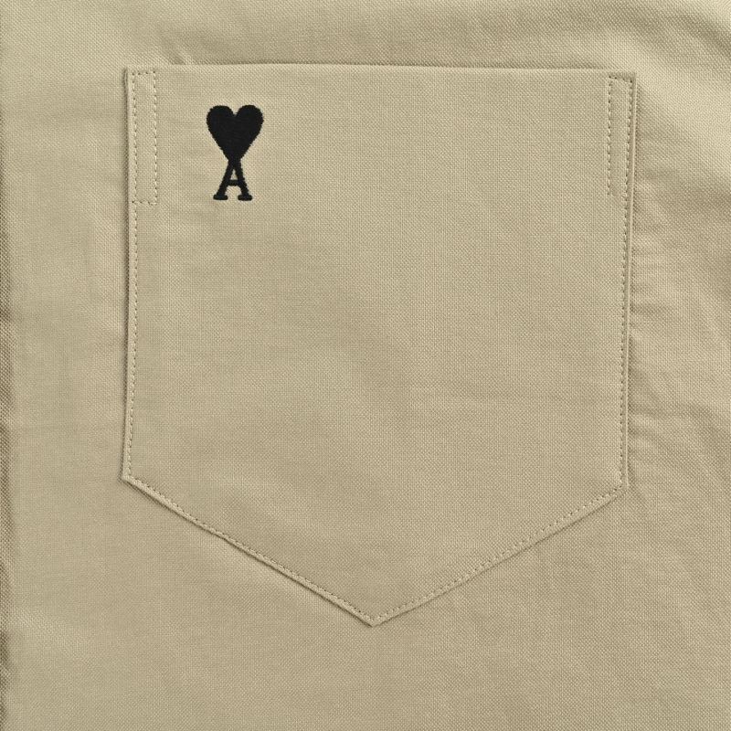 Burberry Beige Short-Sleeve Oxford Shirt view