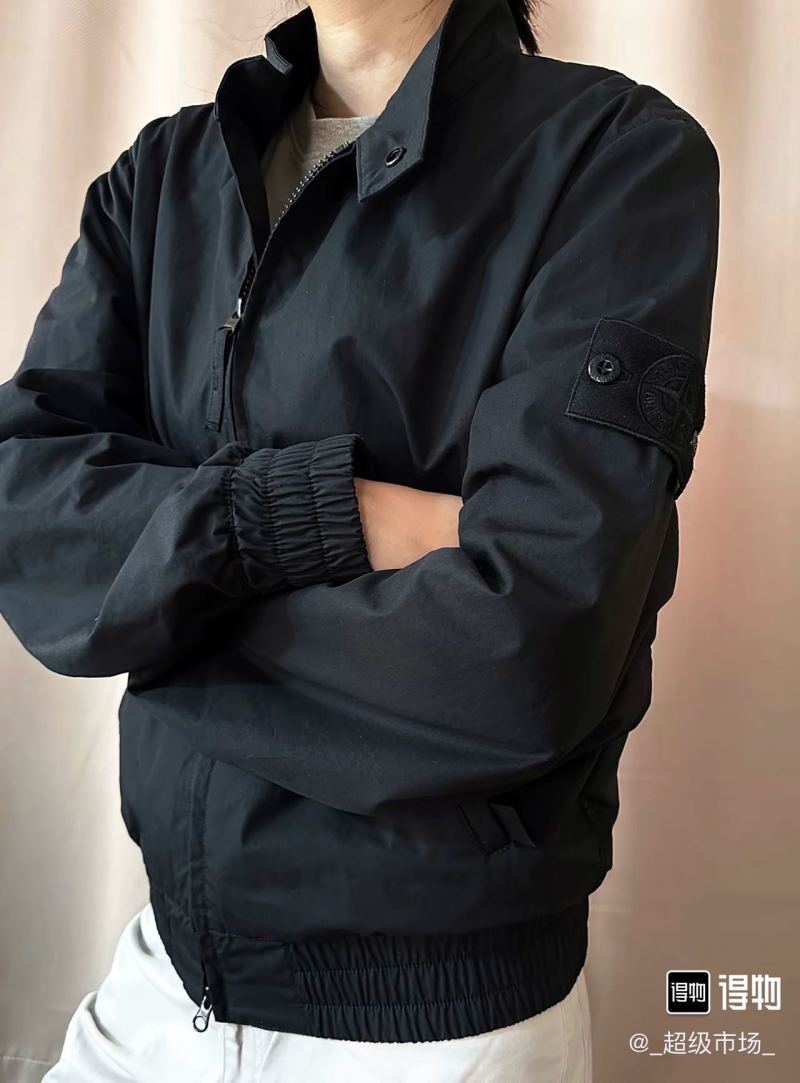 Stone Island Black Nylon Overshirt Jacket view