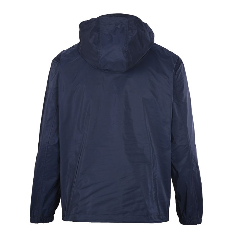 Burberry Black Lightweight Windbreaker with Embroidered Logo view