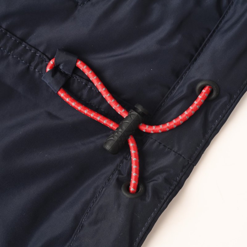 Burberry Black Lightweight Windbreaker with Embroidered Logo view