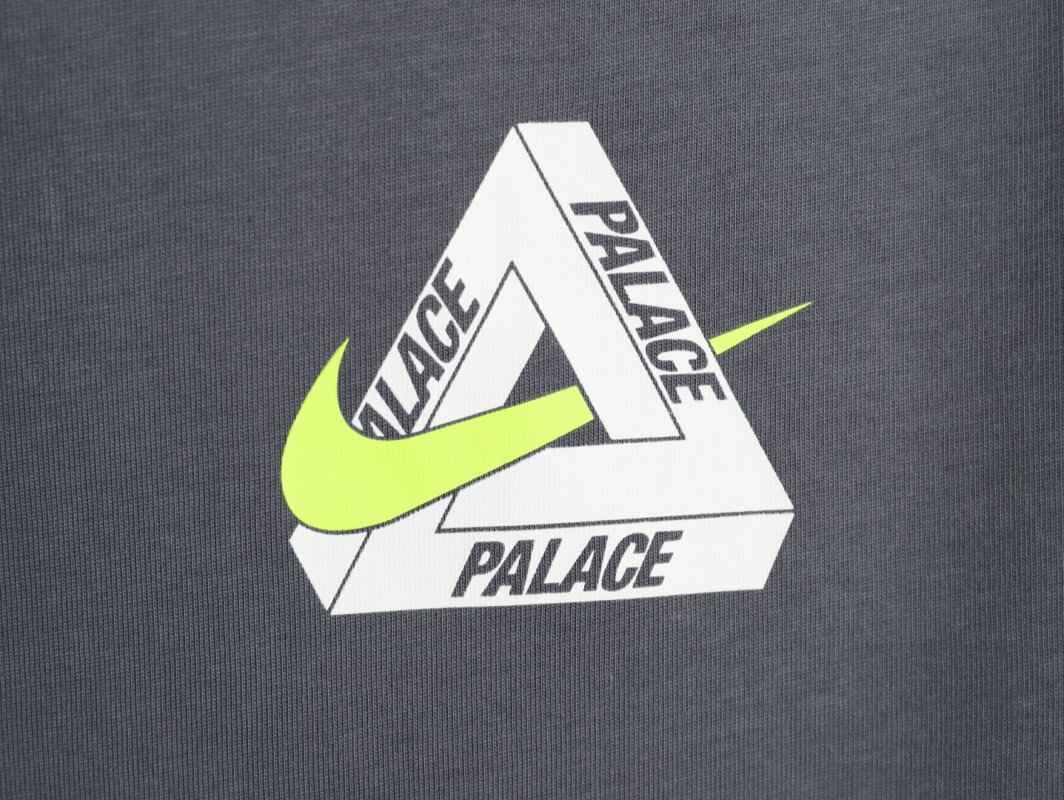Palace Triangle Logo Short Sleeve T-Shirt Charcoal view