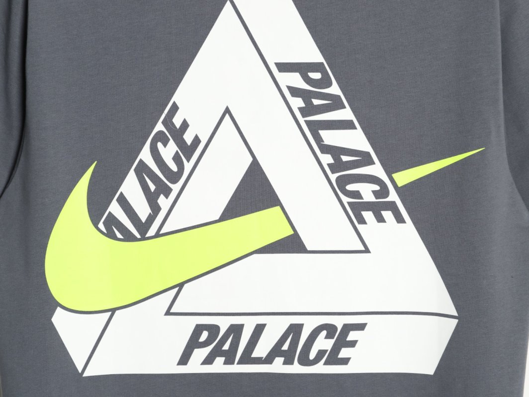 Palace Triangle Logo Short Sleeve T-Shirt Charcoal view
