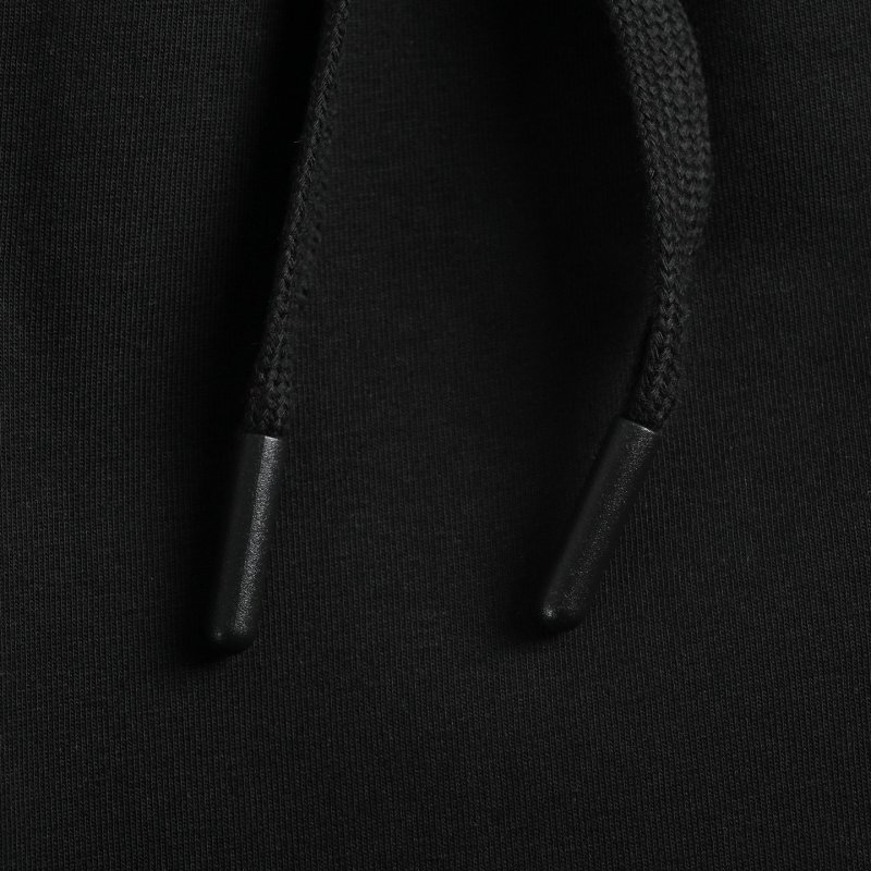Black Embroidered Logo Straight Leg Pants view