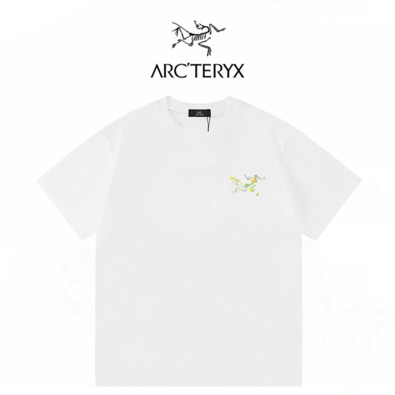 White Oversized Short Sleeve T-Shirt with Pastel Graphic Print view