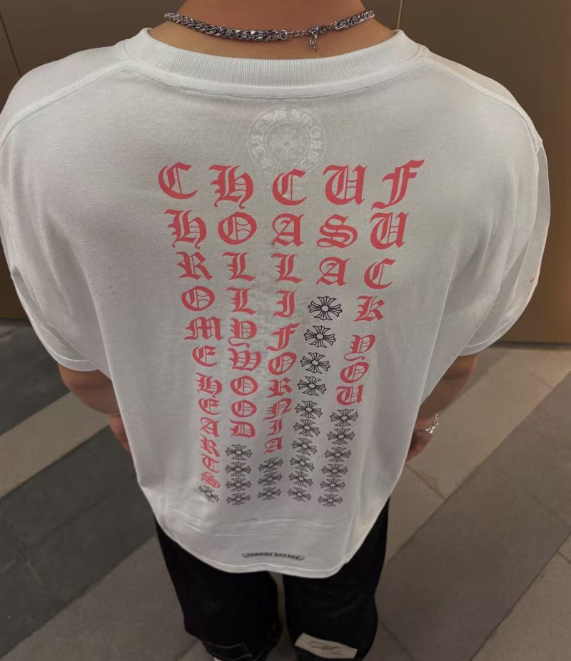 White Pocket Short Sleeve T-Shirt with Text Print view