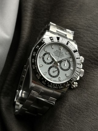 Rolex Daytona Cosmograph Panda Chronograph Steel Watch view 3