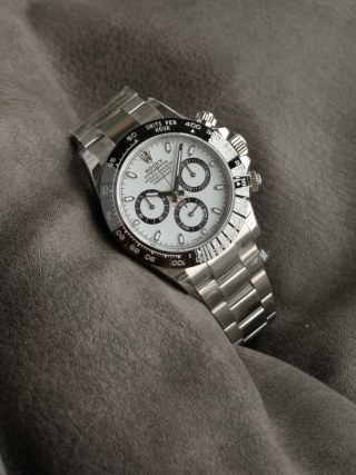 Rolex Daytona Cosmograph Panda Chronograph Steel Watch view 4