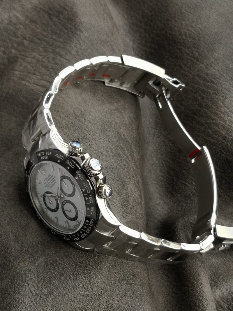 Rolex Daytona Cosmograph Panda Chronograph Steel Watch view