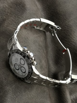 Rolex Daytona Cosmograph Panda Chronograph Steel Watch view 7