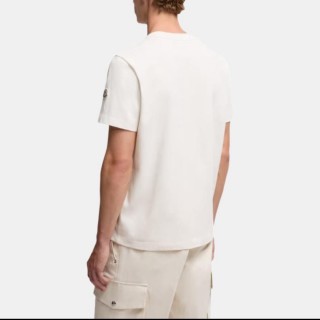 Moncler Logo Crew Neck T-Shirt White view 5