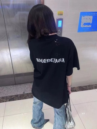 Balenciaga Black Logo T-Shirt view 5