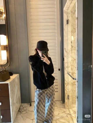 Stone Island Black Ribbed Wool Cardigan view 5
