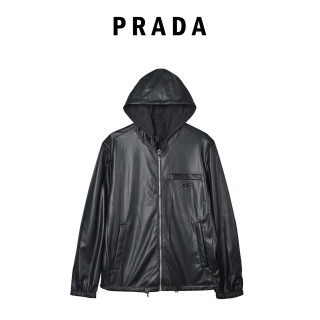 Prada Black Nylon Puffer Jacket view 10