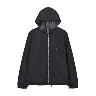 Prada Black Nylon Puffer Jacket view 14