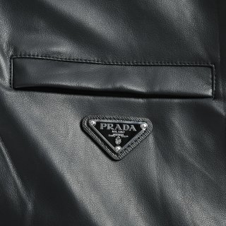 Prada Black Nylon Puffer Jacket view 17