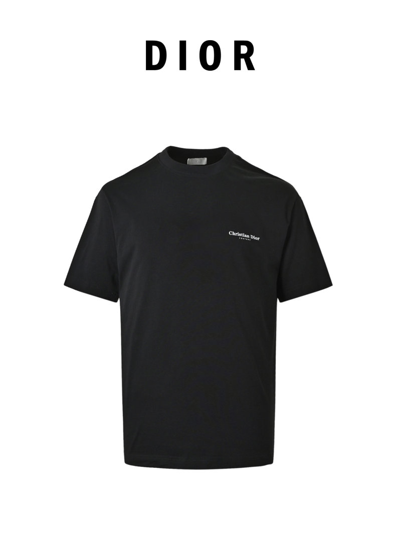 Christian Dior Couture Black Graphic T-Shirt view