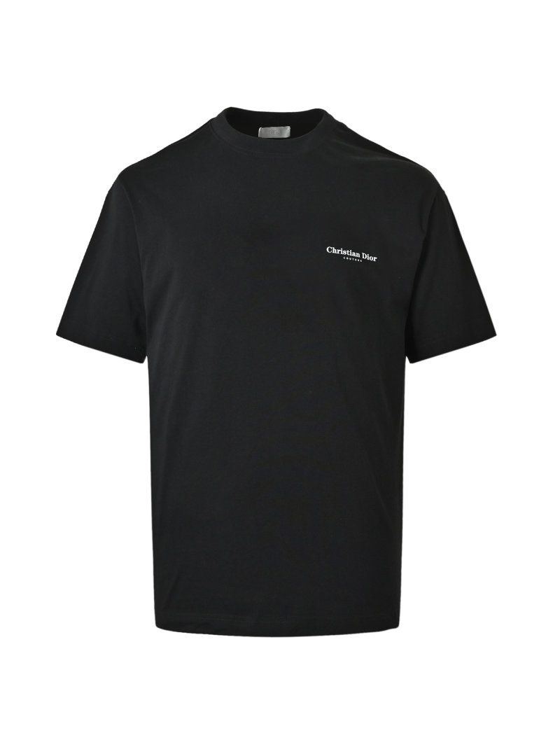 Christian Dior Couture Black Graphic T-Shirt view