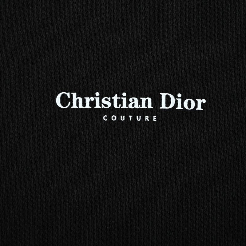 Christian Dior Couture Black Graphic T-Shirt view