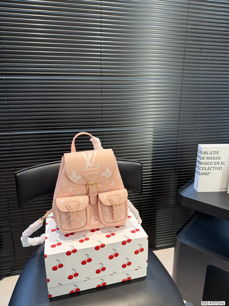 Louis Vuitton Monogram Canvas Backpack - Blush Pink