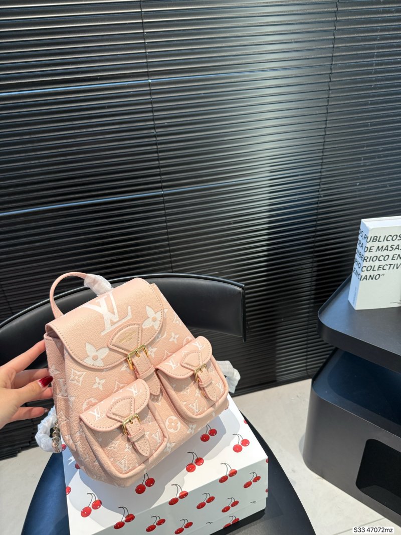 Louis Vuitton Monogram Canvas Backpack - Blush Pink view