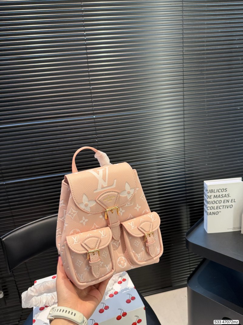Louis Vuitton Monogram Canvas Backpack - Blush Pink view