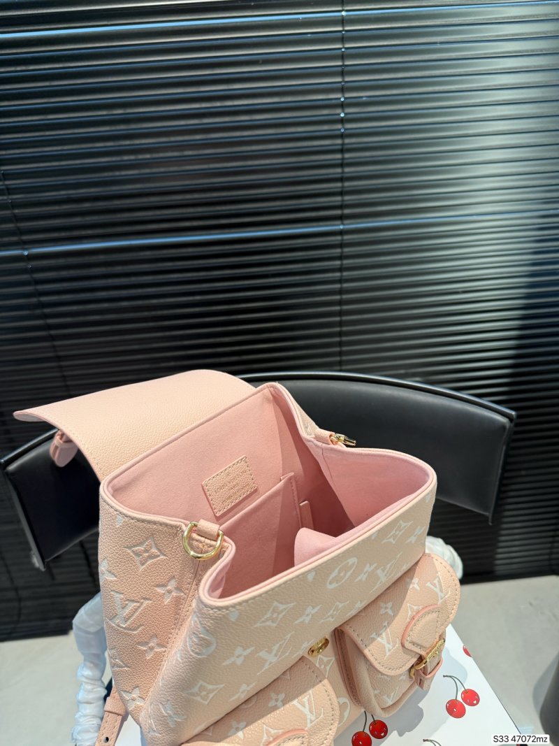 Louis Vuitton Monogram Canvas Backpack - Blush Pink view