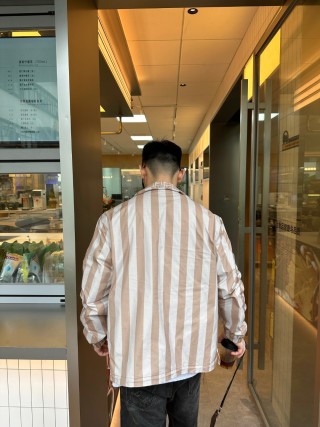 Fendi Monogram Windbreaker Jacket Beige view 4