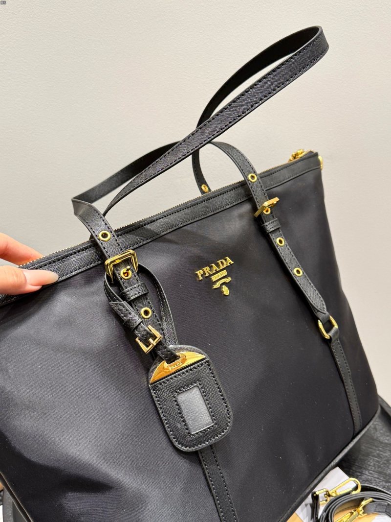 Prada Classic Nylon Tote Bag in Black view