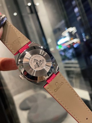 Omega Seamaster Inspired Red Dial Watch view 6