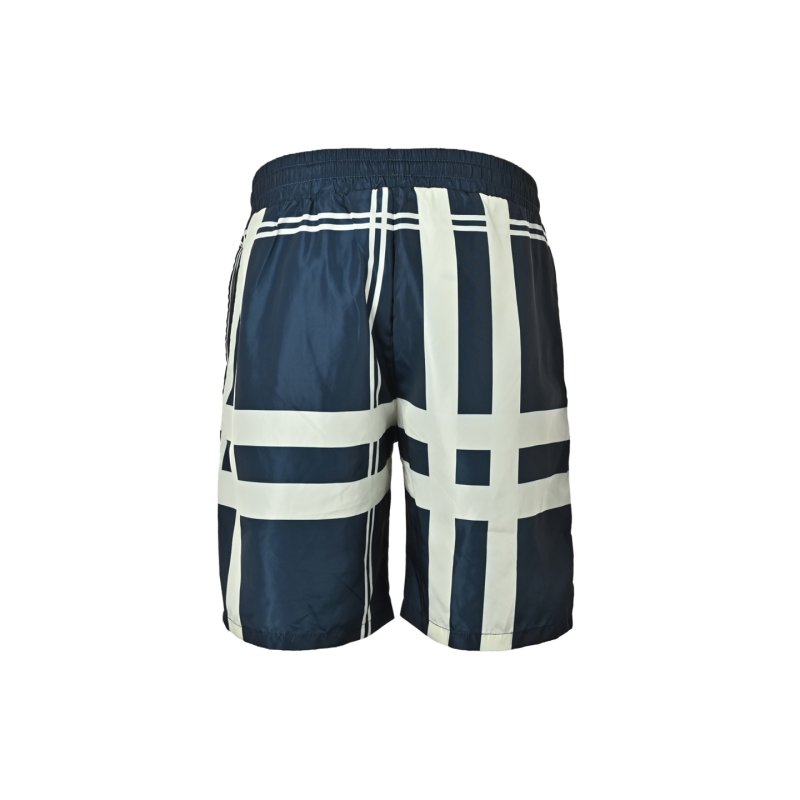 Nike Navy & White Striped Athletic Shorts view